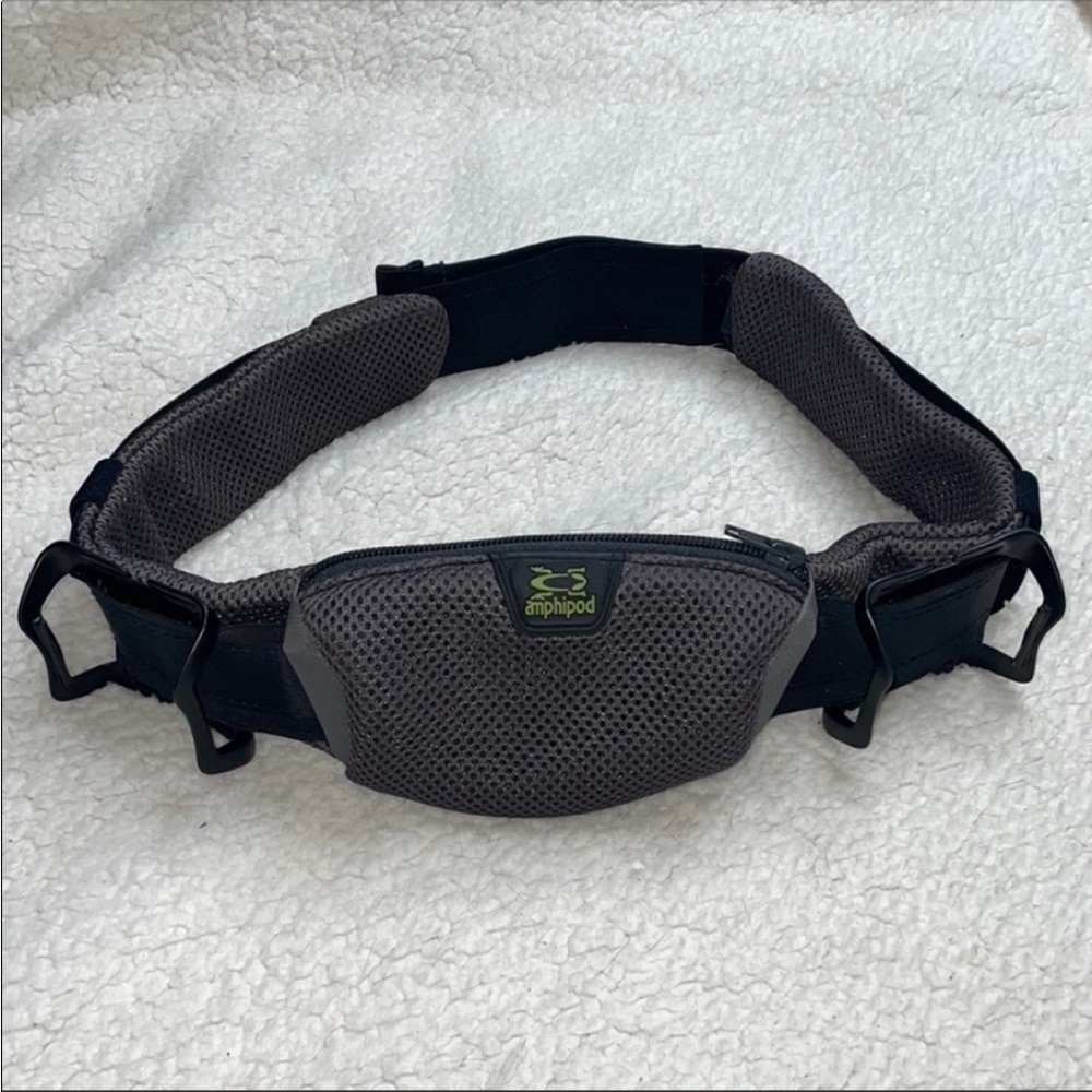 Amohipod Running Belt Workout 2 bottle Holders adjustable belt Elastic unisex